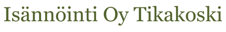 Isännöinti Tikakoski Oy:n logo